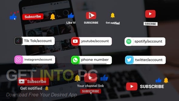 VideoHive – 3D Social Icons Transitions for Premiere Pro MOGRT Free Download