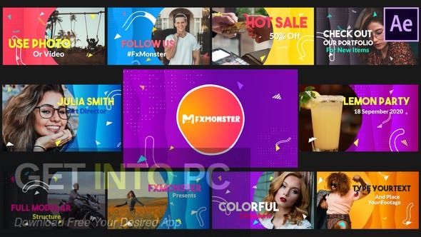 VideoHive – Colorful Stylish Slideshow After Effects Download
