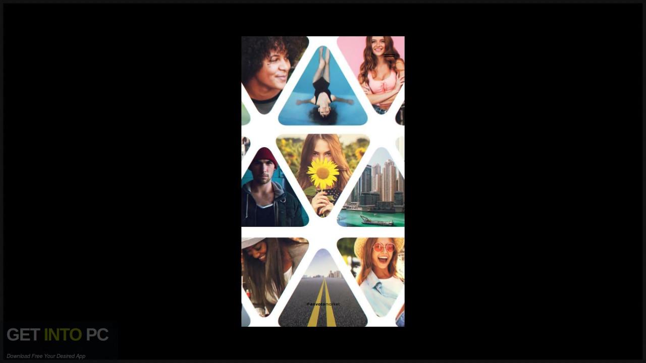 VideoHive – Triangle Photo Wall Logo Reveal AEP Free Download