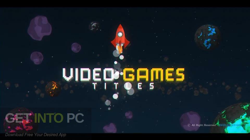 VideoHive – Video Games Titles Classic Games Intro Games Teaser AEP Free Download