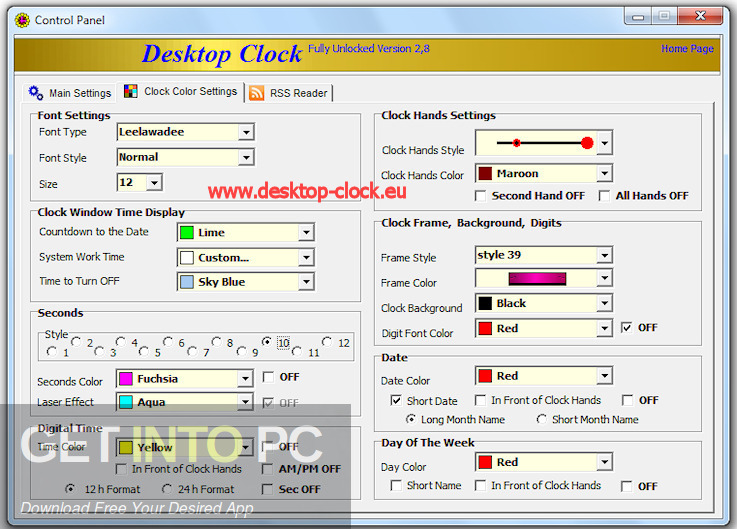 Voice Desktop Clock Free Download