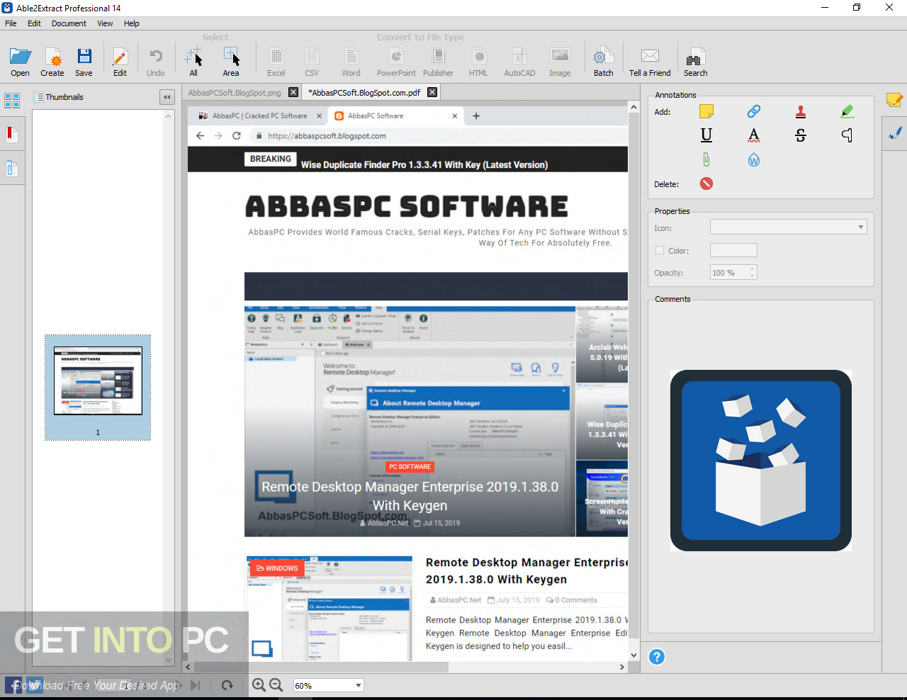 Able2Extract Professional 2022 Free Download