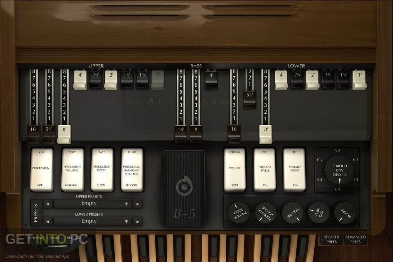 Acousticsamples – B-5 Organ V3 (UVI Falcon) Free Download