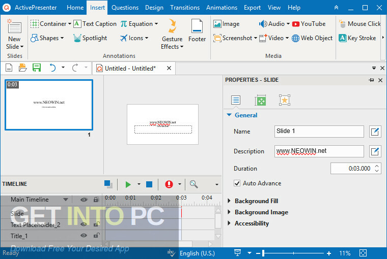 ActivePresenter Professional Edition 2021 Free Download