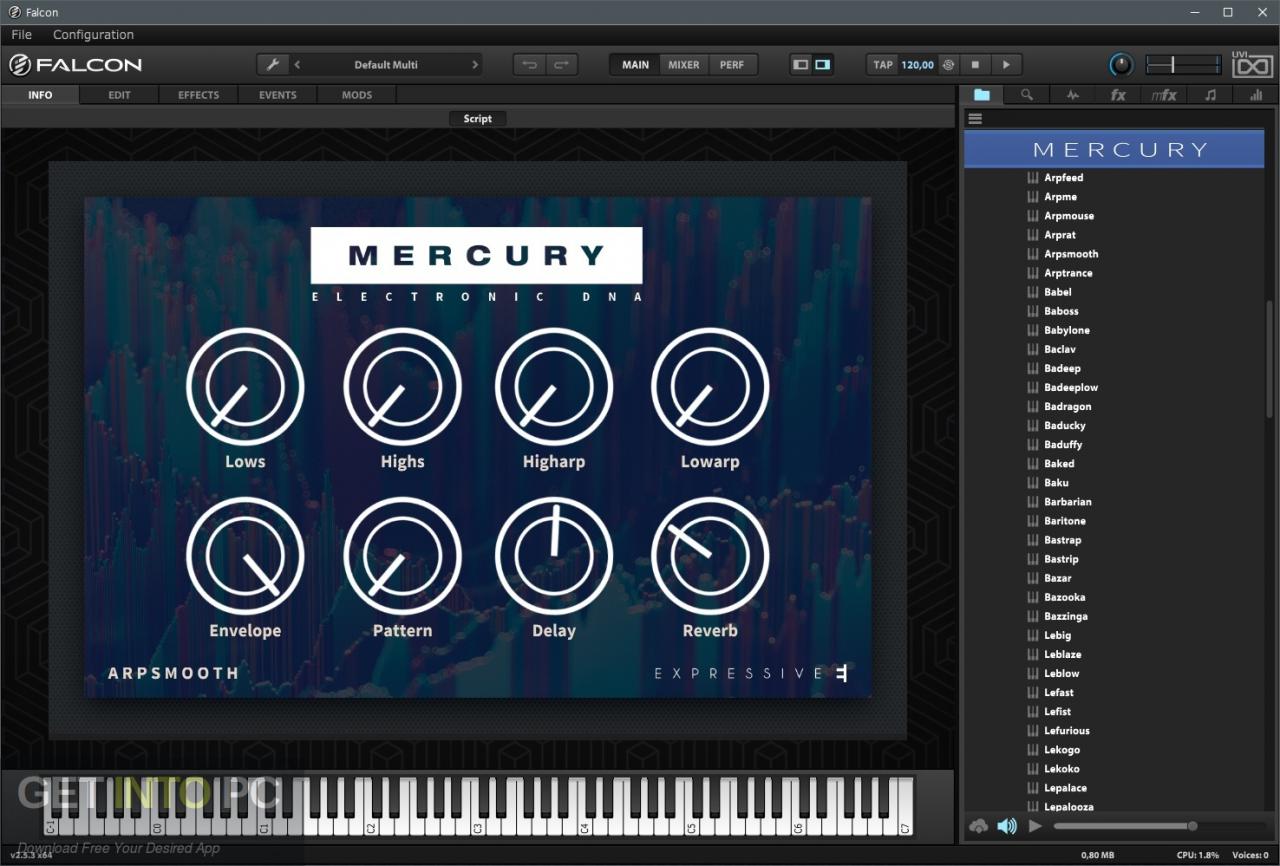 Expressive E – Mercury (UVI Falcon) Free Download