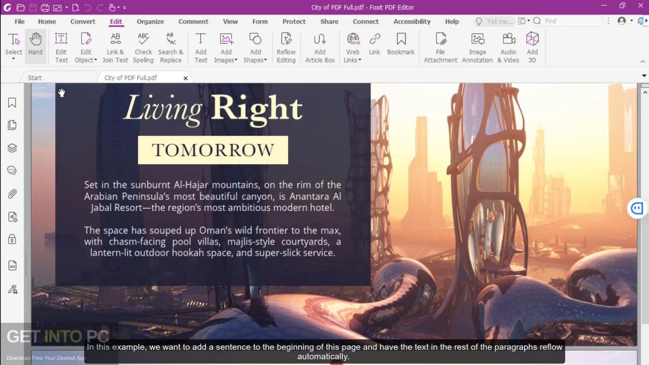 Foxit PDF Editor Pro 2021 Free Download