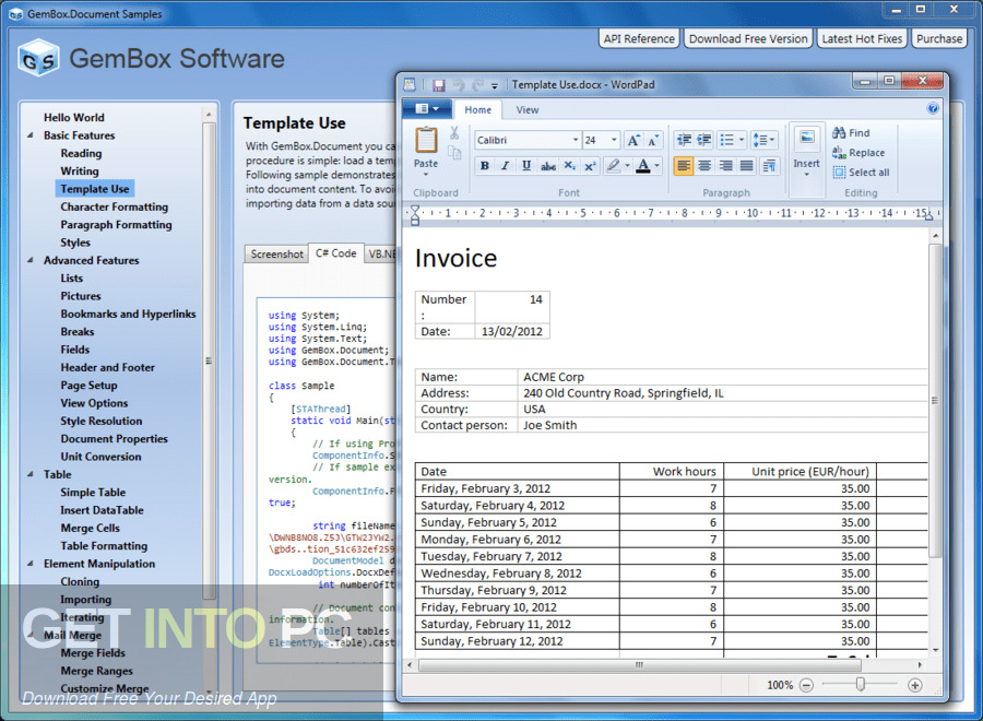 GemBox Bundle 2021 Free Download