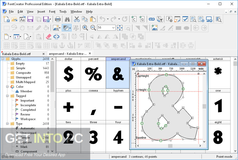 High-Logic FontCreator Professional 2021 Free Download