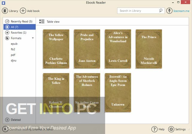 Icecream Ebook Reader Pro 2021 Free Download