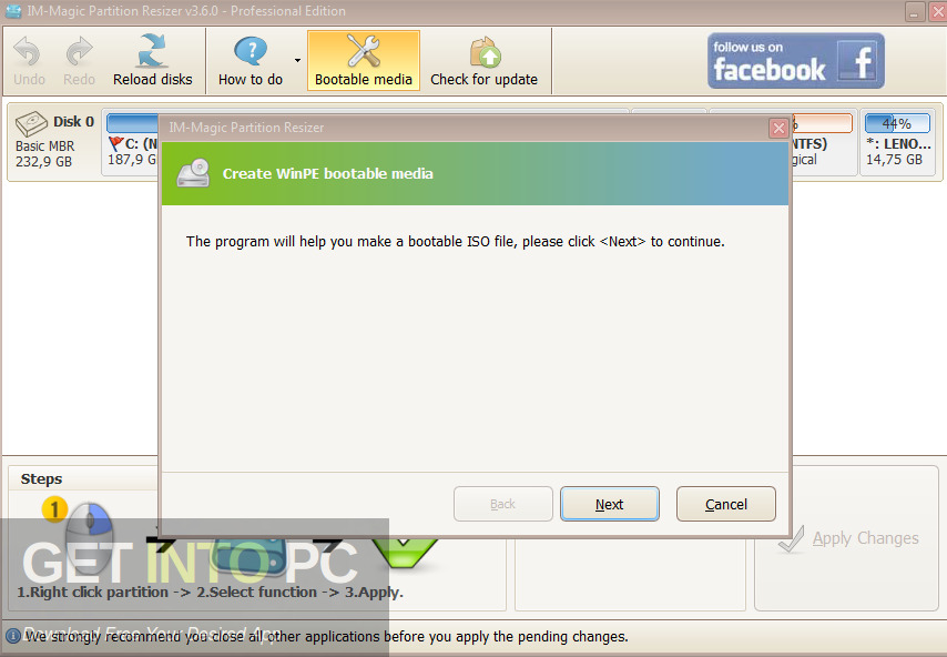 IM-Magic Partition Resizer WinPE 2022 Free Download