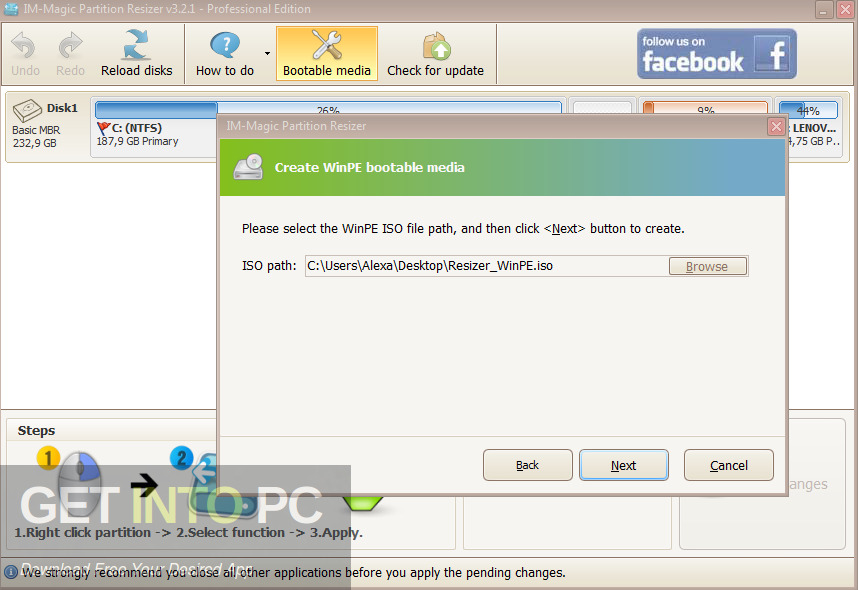 IM-Magic Partition Resizer WinPE 2022 Free Download