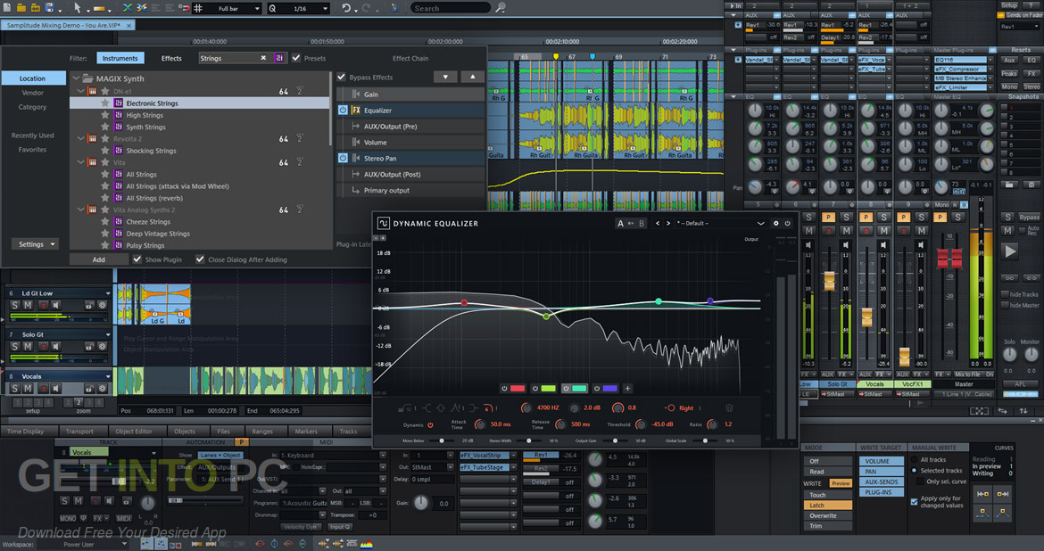 MAGIX Samplitude Pro X6 Suite Free Download