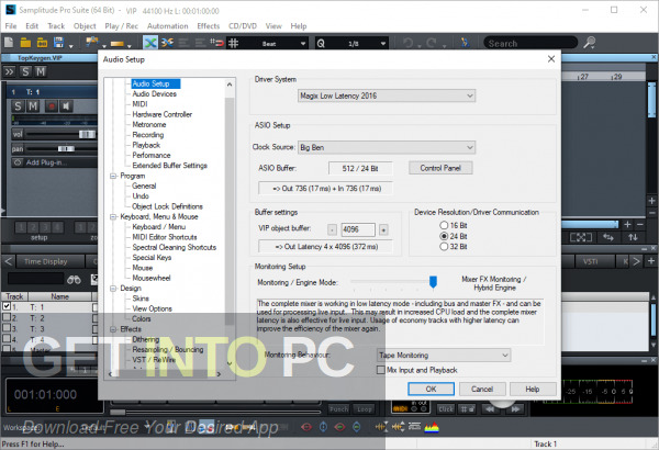 MAGIX Samplitude Pro X6 Suite Free Download