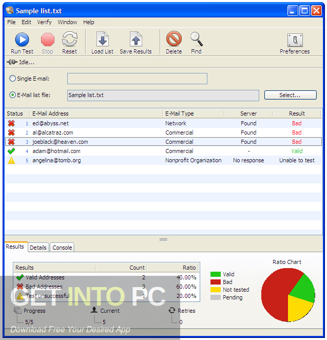 Maxprog eMail Verifier 2021 Free Download