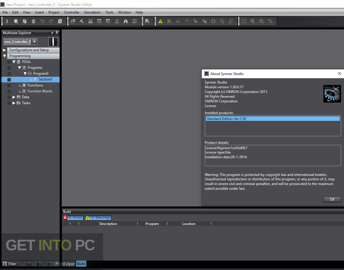Omron Sysmac Studio 2022 Free Download