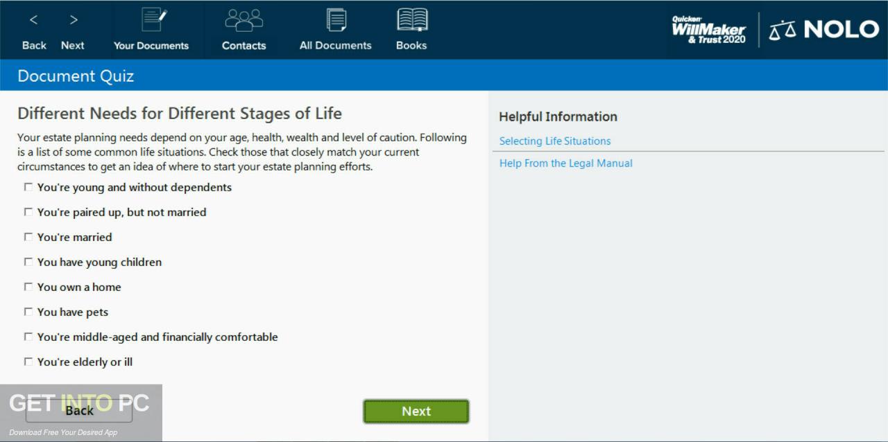 Quicken WillMaker & Trust 2021 Free Download