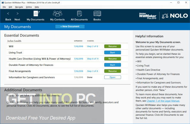 Quicken WillMaker & Trust 2021 Free Download