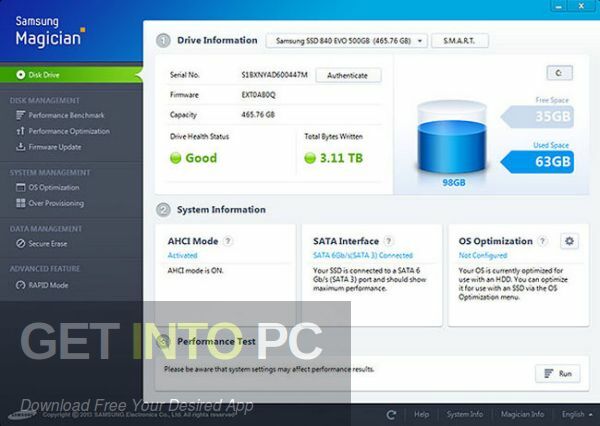 Samsung SSD Magician Tool 2022 Free Download