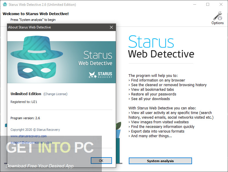 Starus Web Detective 2022 Free Download