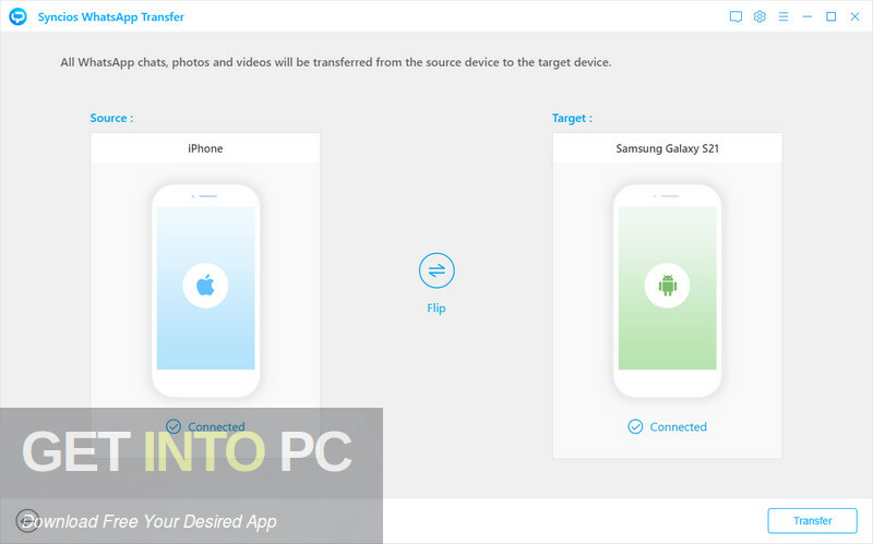 Syncios WhatsApp Transfer Free Download