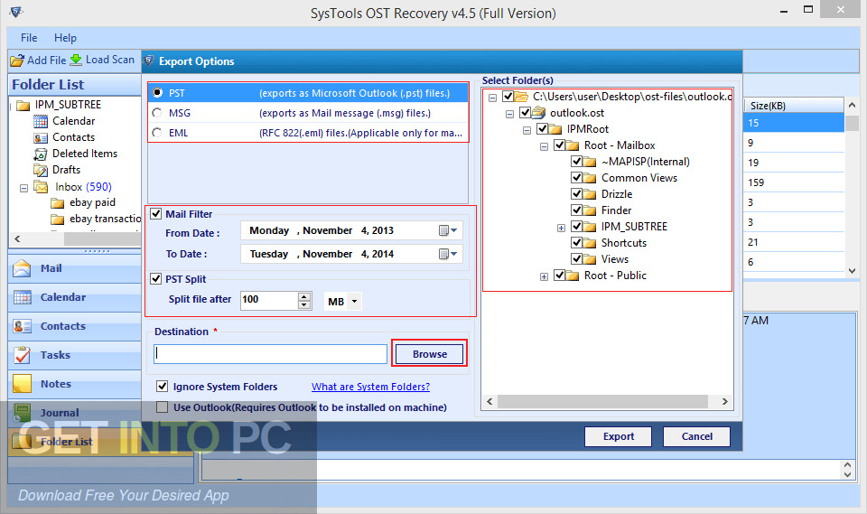 SysTools OST Recovery 2022 Free Download