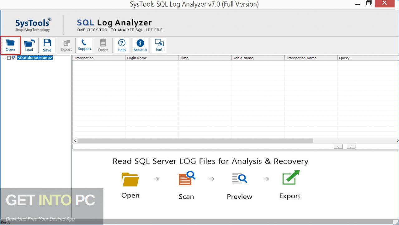 SysTools SQL Log Analyzer 2021 Free Download