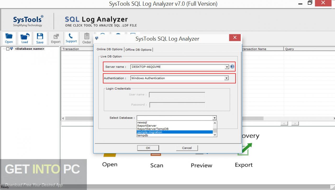SysTools SQL Log Analyzer 2021 Free Download