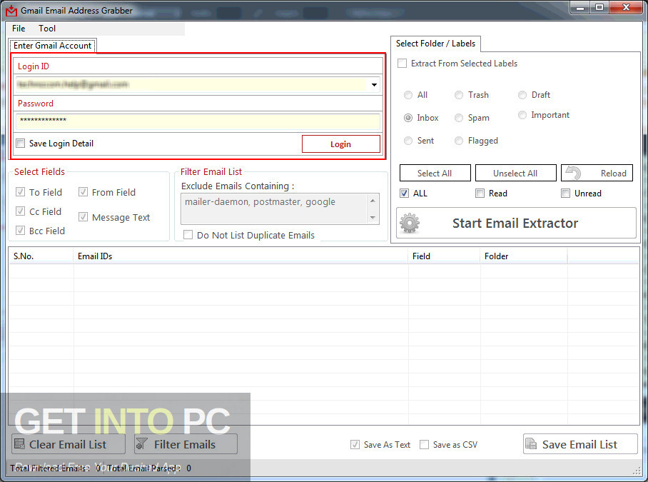 Technocom Gmail Email Address Grabber Free Download