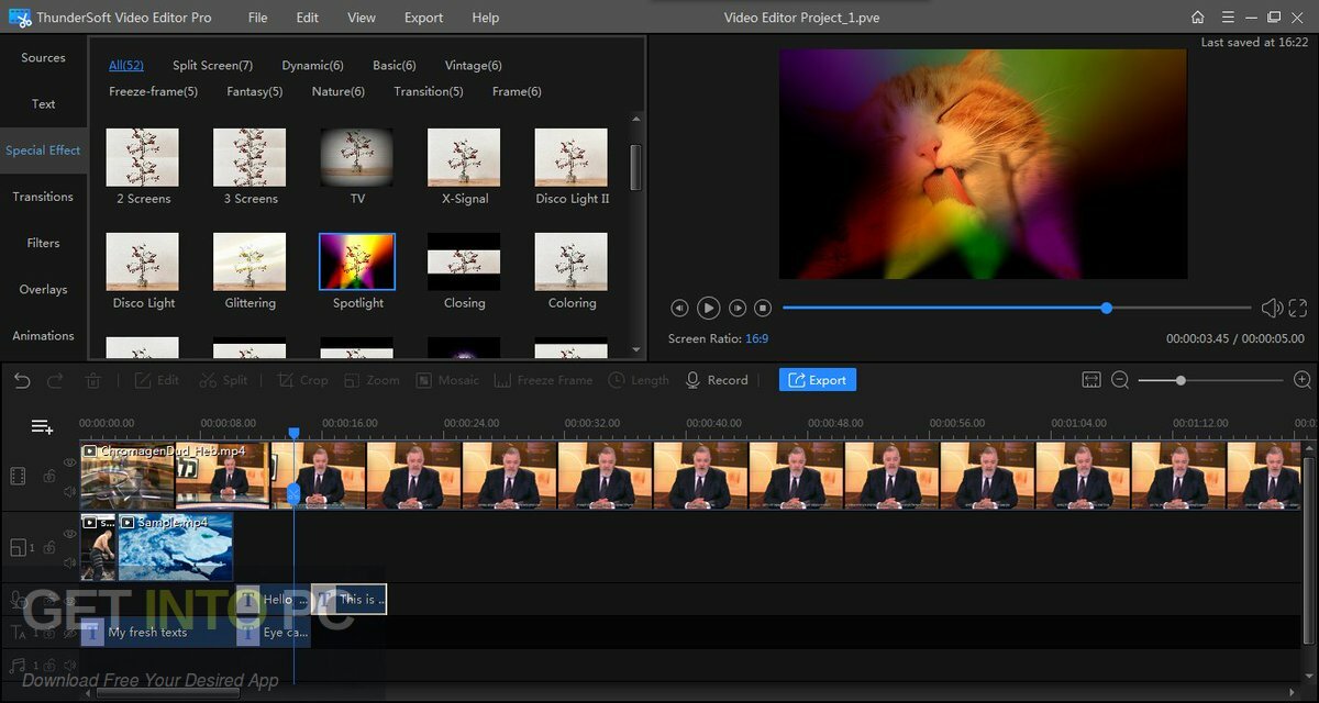 ThunderSoft Video Editor Pro Free Download