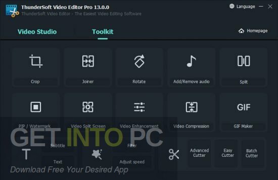 ThunderSoft Video Editor Pro Free Download