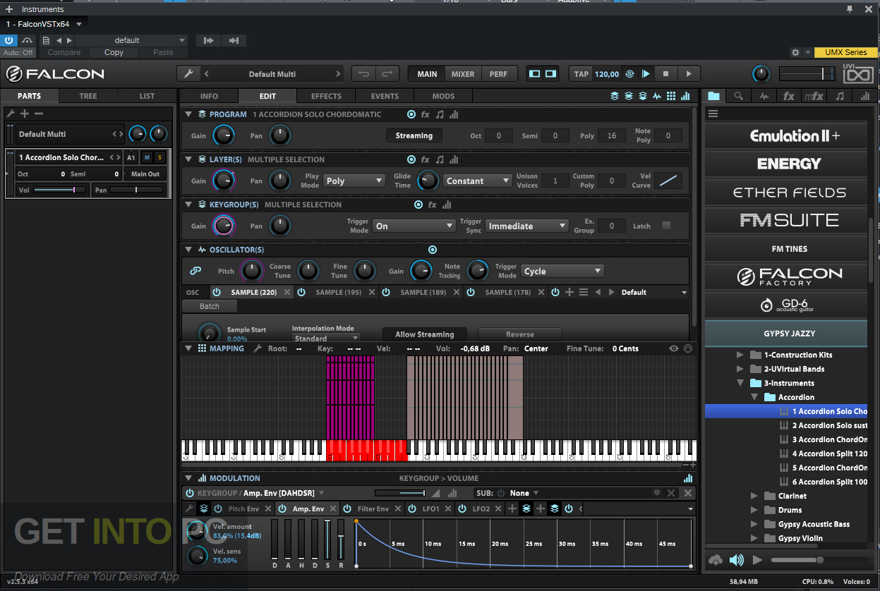 UVI – Gypsy Jazzy (UVI Falcon) Free Download