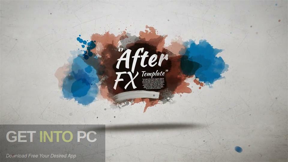 VideoHive – Watercolor Opener [AEP] Free Download
