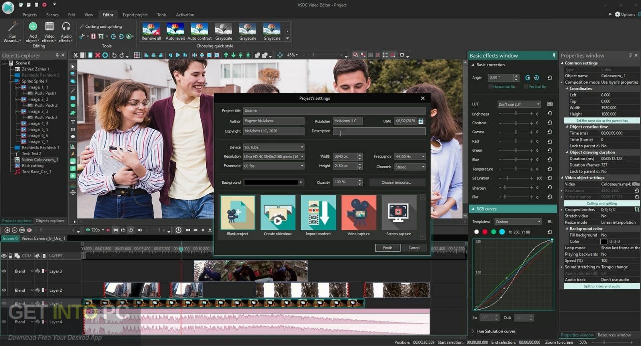 VSDC Video Editor Pro 2021 Free Download