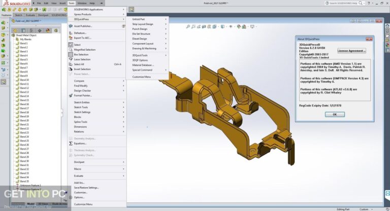3DQuickPress for SOLIDWORKS 2012-2022 Free Download