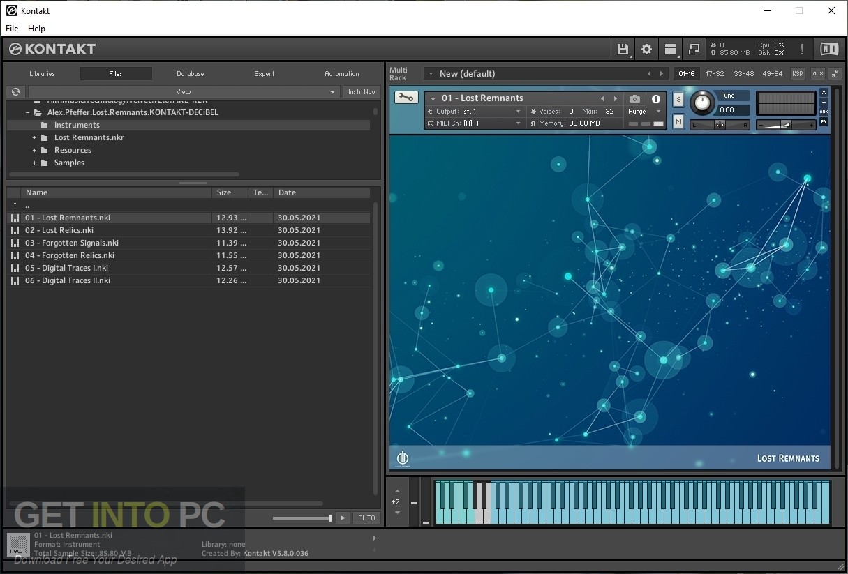 Alex Pfeffer – Lost Remnants (KONTAKT) Free Download