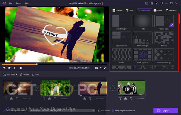 AnyMP4 Video Editor Free Download