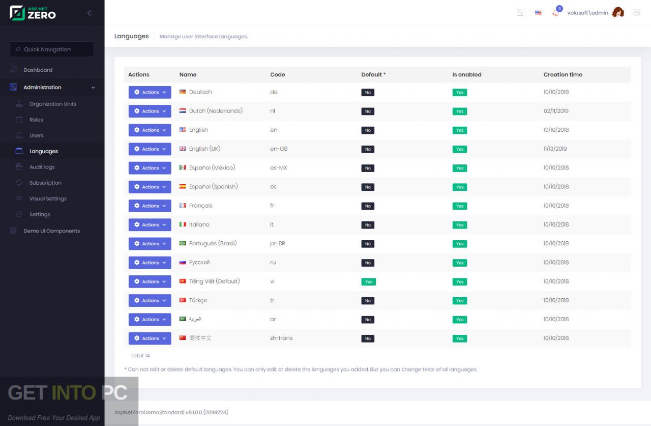 ASP.NET Zero Core 2022 Free Download