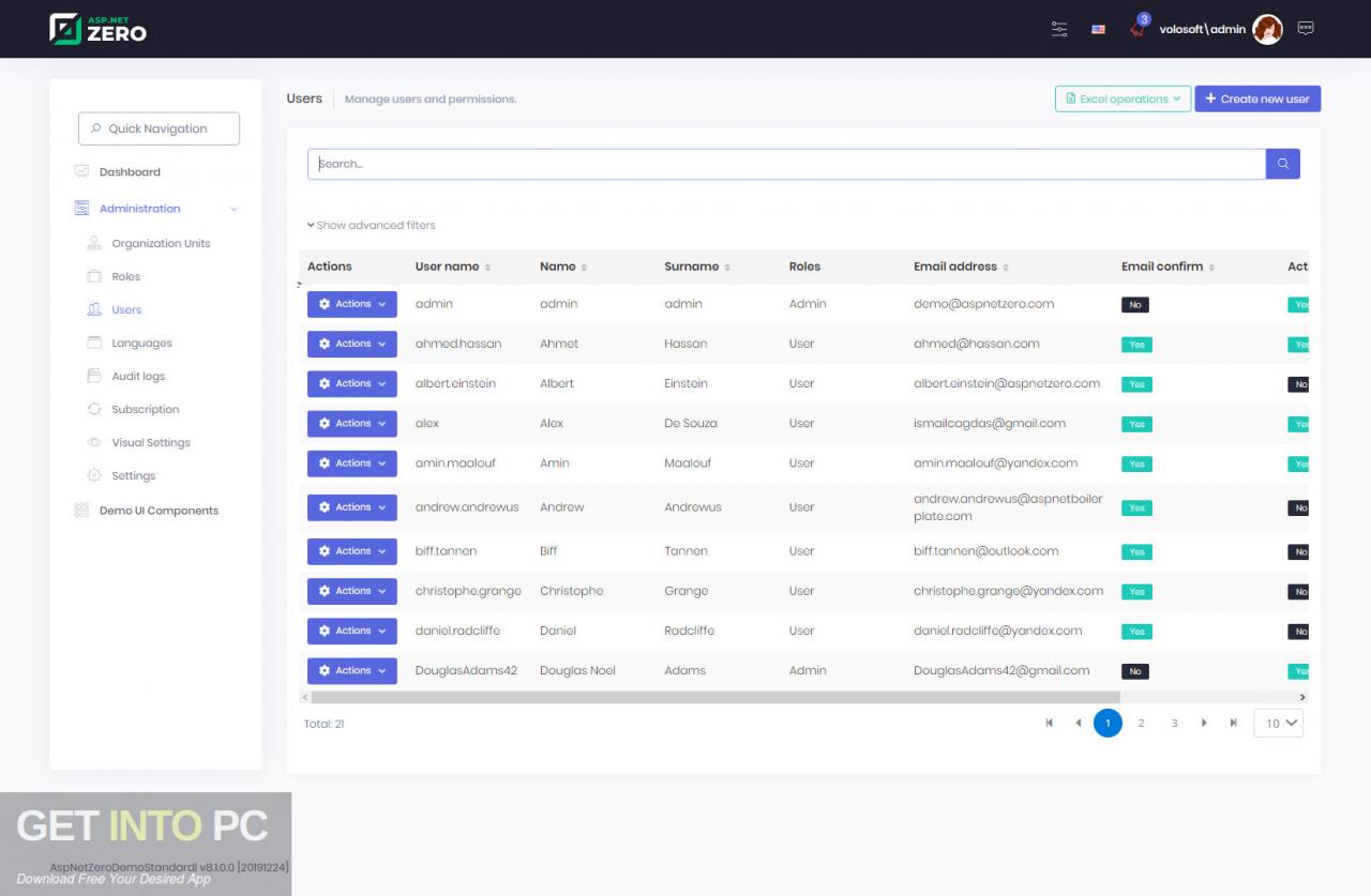 ASP.NET Zero Core 2022 Free Download