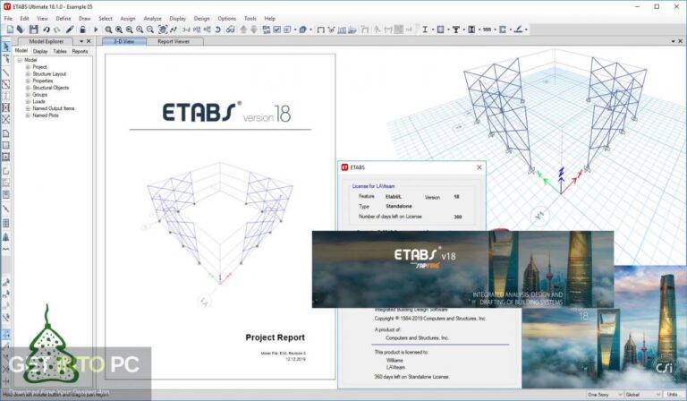 CSI ETABS Ultimate 2022 Free Download
