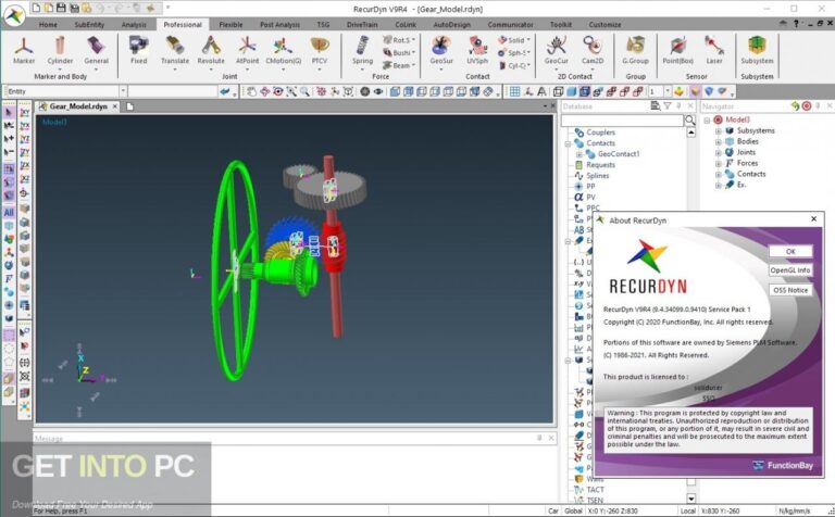 FunctionBay RecurDyn V9R5 Free Download FunctionBay RecurDyn V9R5 Free Download
