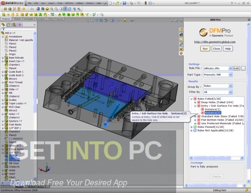 Geometric DFMPro for NX / SOLIDWORKS /WildFire / Creo 2021 Free Download
