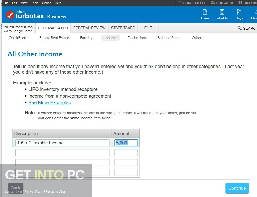 Intuit TurboTax Individual 2021 Home & Business Free Download