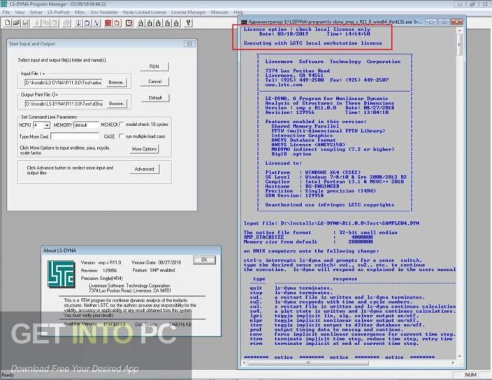 LS-DYNA SMP 2022 Free Download