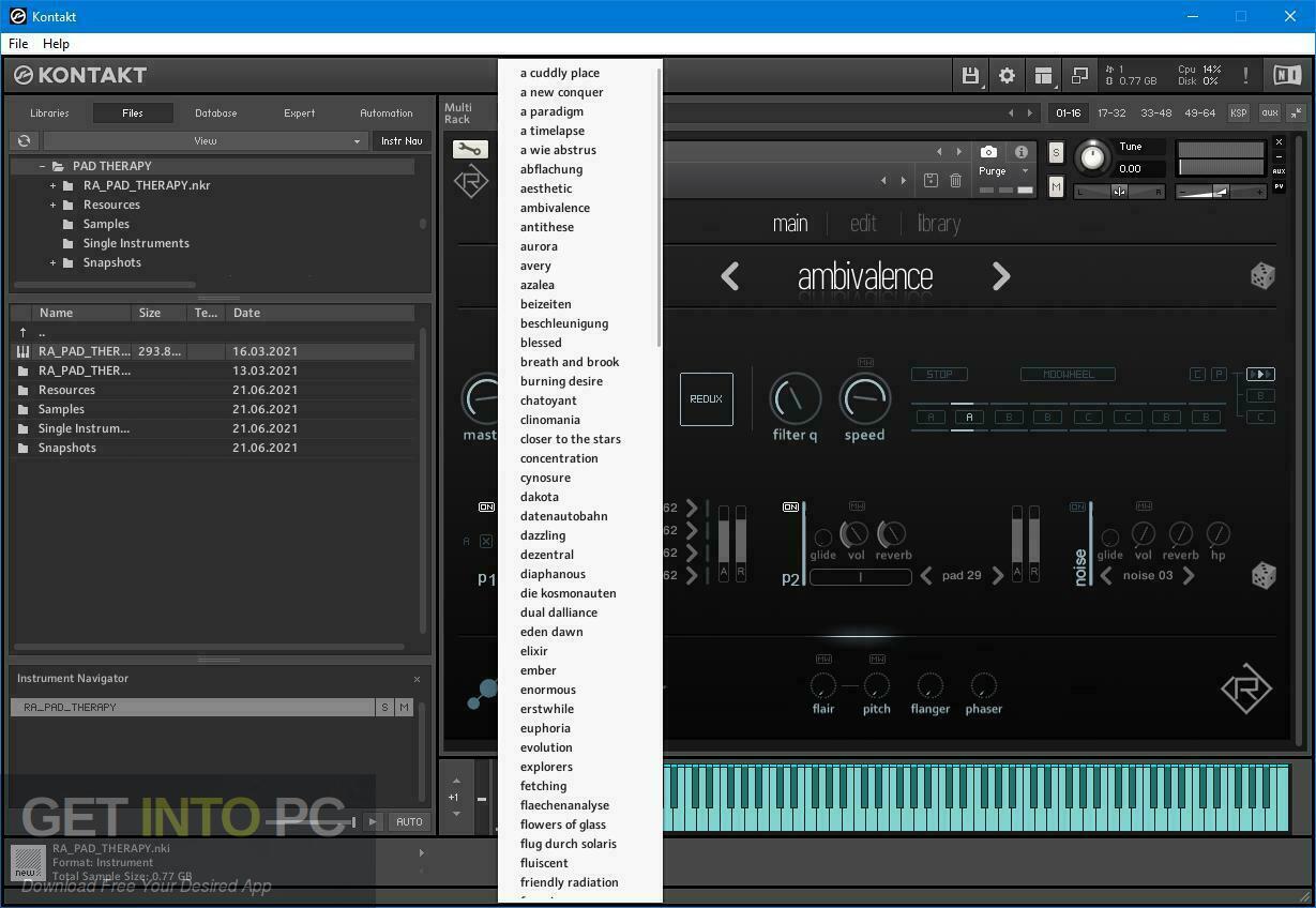 Rigid Audio – Pad Therapy (KONTAKT) Free Download
