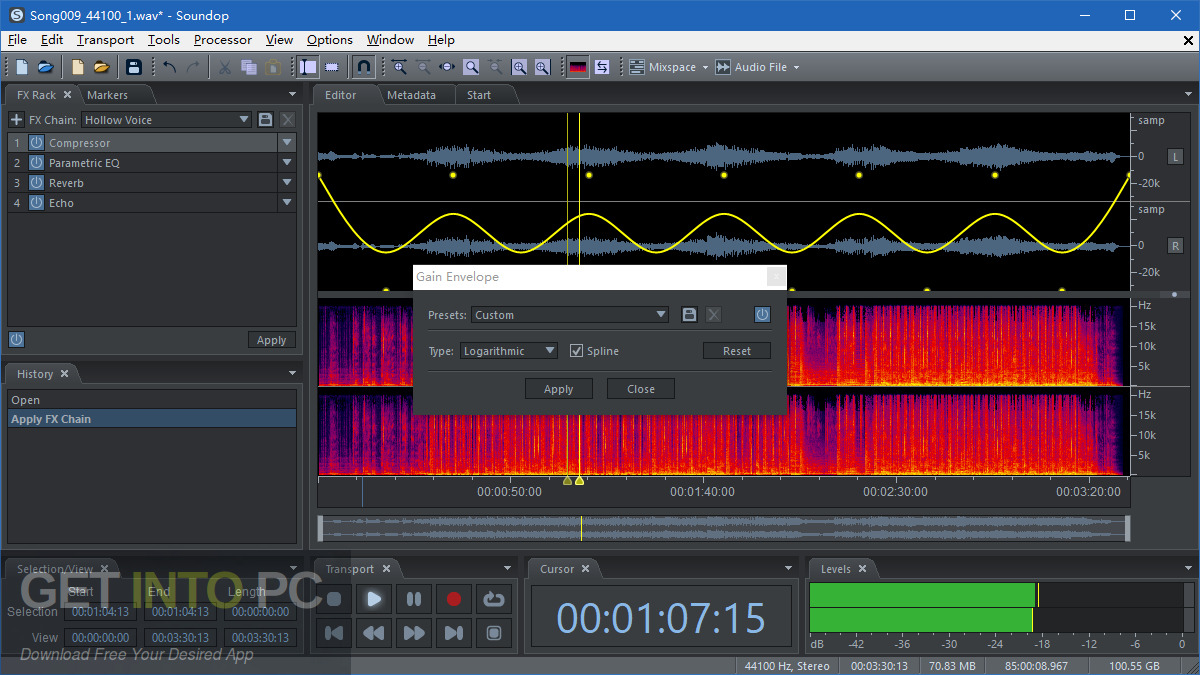 Soundop Audio Editor Free Download