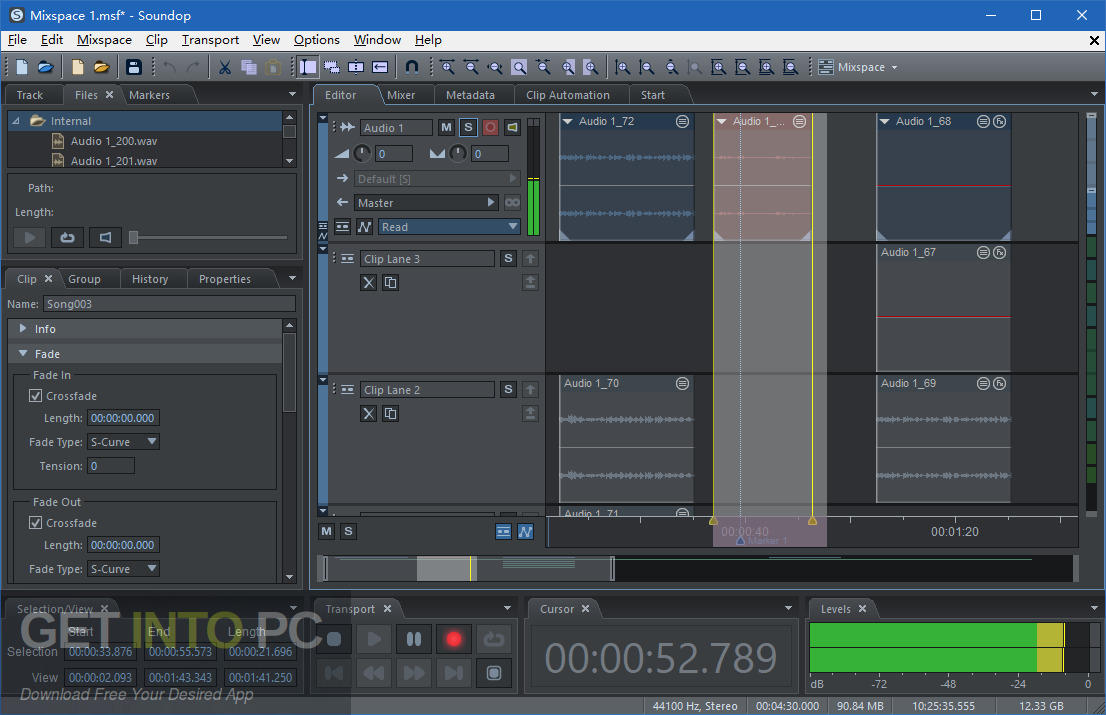 Soundop Audio Editor Free Download