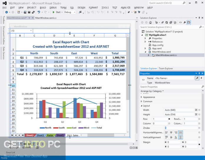 SpreadsheetGear 2022 Free Download SpreadsheetGear 2022 Free Download