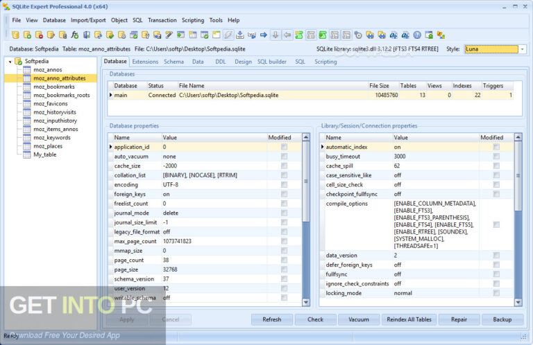 SQLite Expert Professional 2022 Free Download