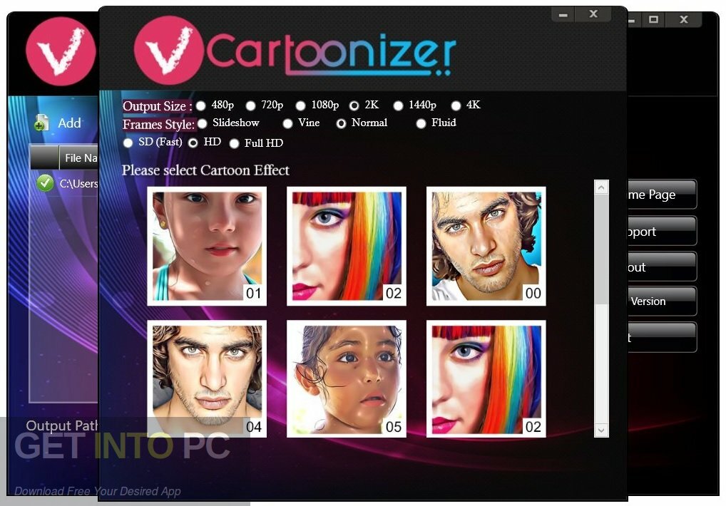 VCartoonizer Free Download