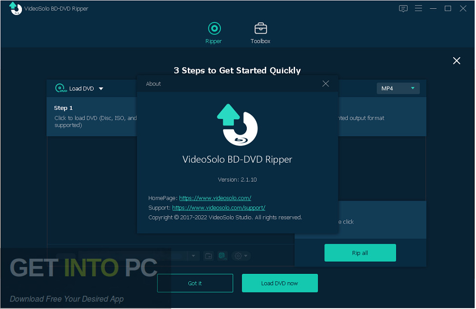 VideoSolo BD-DVD Ripper Free Download